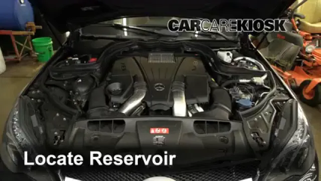 2014 Mercedes-Benz E550 4.6L V8 Turbo Convertible Liquide essuie-glace Ajouter du liquide
